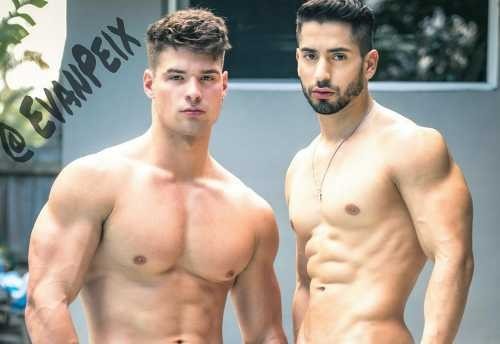 Malik Delgaty & Evan Peix Massage Each Other