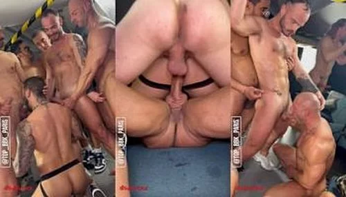 John Brachalli Gang bang AT idm sauna Paris part 2